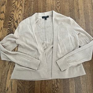 Banana Republic 100% Merino Wool Beige Cardigan Size Small